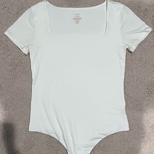 NUUDS WHITE BODY SUIT